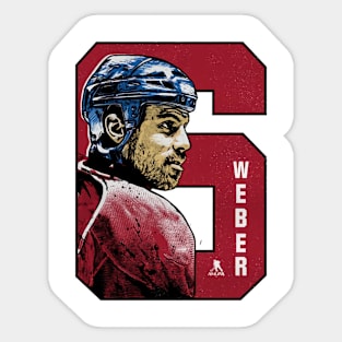 Shea Weber Montreal Number Sticker